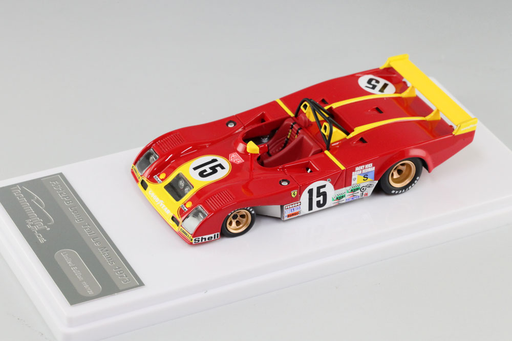 ** 予約商品 ** Tecno Model TM43-04A 1/43 Ferrari 312 PB Le Mans 24H 1973 #15 Jacky Ickx / Brian Redman