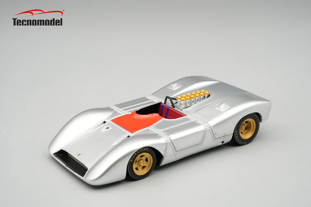 ** 予約商品 ** Tecno Model TM43-33B 1/43 Ferrari 612 Can-Am Press Alminium Matt 1968