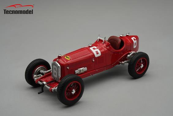 ** 予約商品 ** Tecno Model TM43-57B 1/43 Alfa Romeo P3 Tipo B Monza GP 1932 #6 Winner Rudolf Caracciola