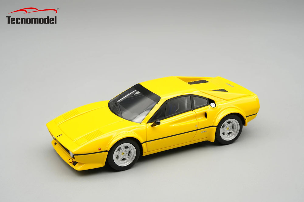 ** 予約商品 ** Tecno Model TM43-65D 1/43 Ferrari 308 GTB4 LM 1976 Street version Yellow