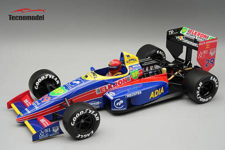 ** 予約商品 ** Tecno Model TMD18-469D 1/18 Larrousse Lola LC88 #29 1988 Australian GP Pierre-Henri Raphanel (with Figure)