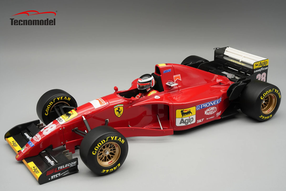 ** 予約商品 ** Tecno Model TMD18-333B 1/18 Ferrari 412T2 Monaco GP 1995 Gerhard Berger (with Figure)