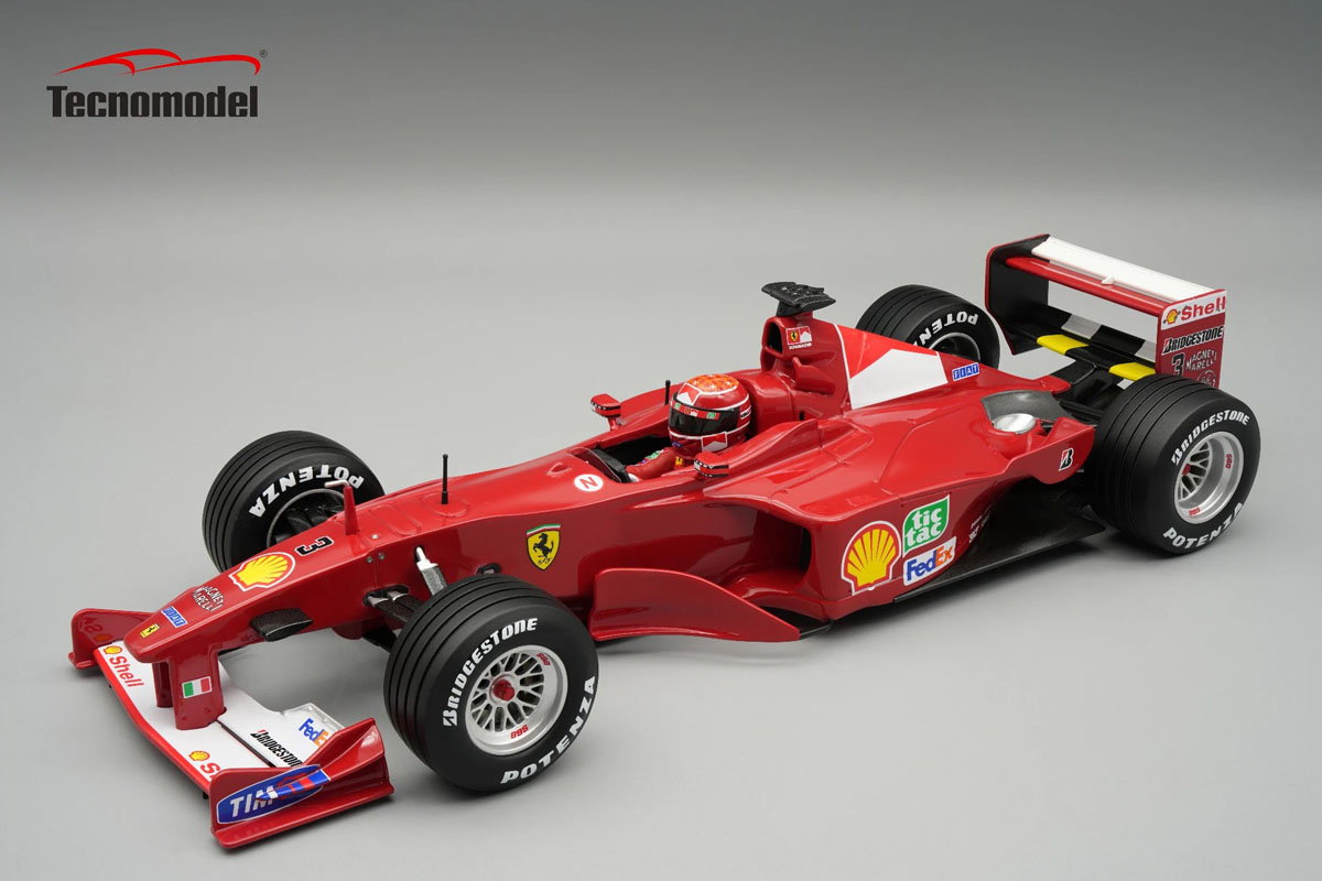 ** 予約商品 ** Tecno Model TMD18-339A 1/18 Ferrari F1-2000 Italian GP Winner M.Schumacher (with Figure)