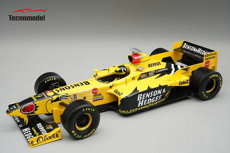 ** 予約商品 ** Tecno Model TMD18-426B 1/18 Jordan Honda 198 Bergian GP 1998 Winner #9 Damon Hill  (with Figure)