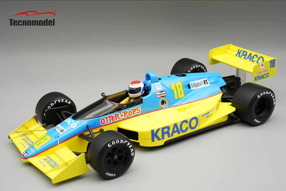 ** 予約商品 ** Tecno Model TMD18-428C 1/18  Lola T89 Formula Indy 1989 Bobby Rahal (with Figure)