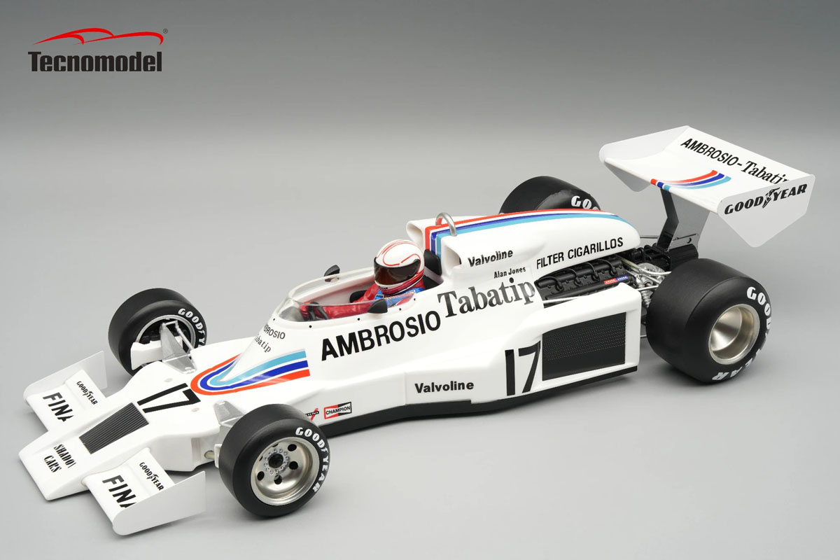 ** 予約商品 ** Tecno Model TMD18-436C 1/18 Shadow DN8 Austria GP 1977 Winner #17 Alan Jones (with Figure)