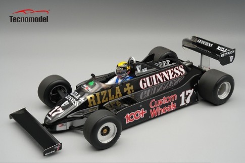 ** 予約商品 ** Tecno Model TMD18-440A 1/18 March 811 British GP #17 1981 D.Daly (with Figure)