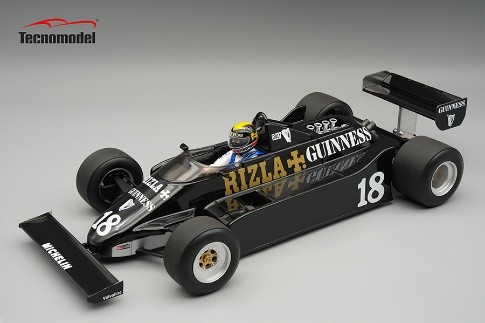 ** 予約商品 ** Tecno Model TMD18-440D 1/18 March 811 Bergian GP #18 1981 D.Daly (with Figure)