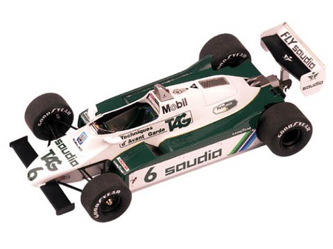 TAMEO kit TMK302 Williams Ford FW08 Switzrland GP 1982 ミニカー