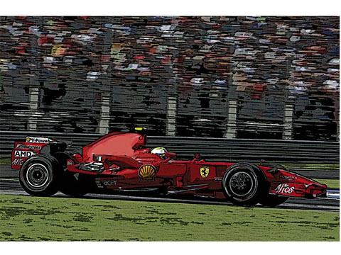 TAMEO kit TMK380 Ferrari F2008 Italia GP 2008