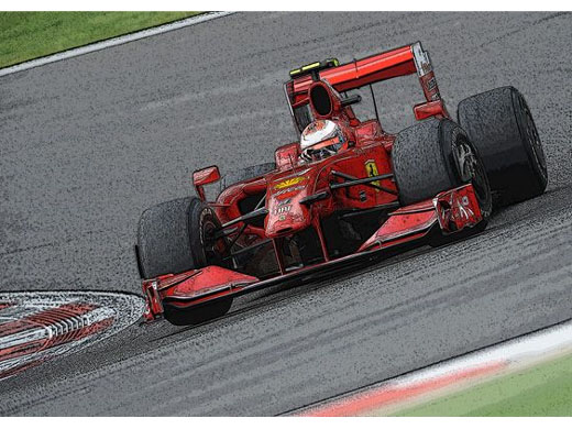 TAMEO kit TMK385 Ferrari F60 Belgio GP 2009 Raikkonen /Badoer