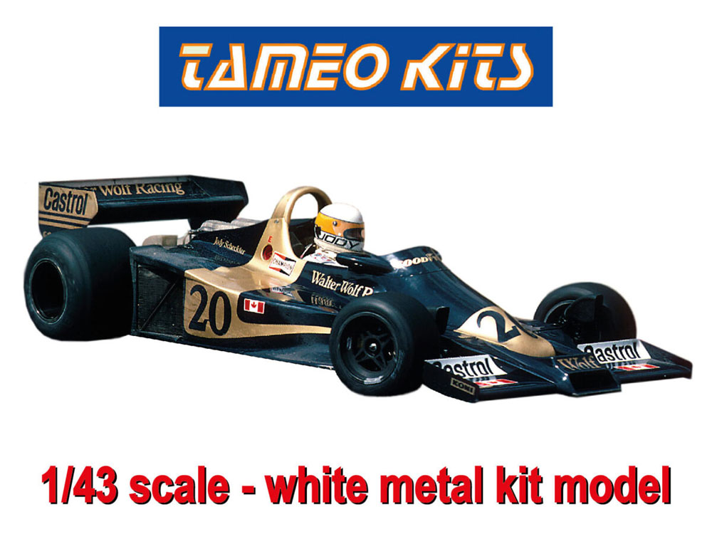 ** 予約商品 ** TAMEO kit TMK455 Wolf WR1 Monaco GP 1977 Winner J.Scheckter
