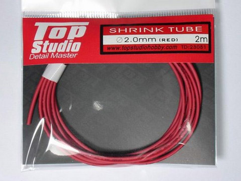 TOP STUDIO TD23051 2.0mm Shrink Tube Red