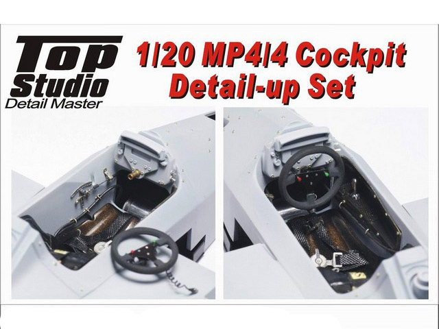 TOP STUDIO TD23057 1/20 MP4/4 Cockpit Detail-up Set