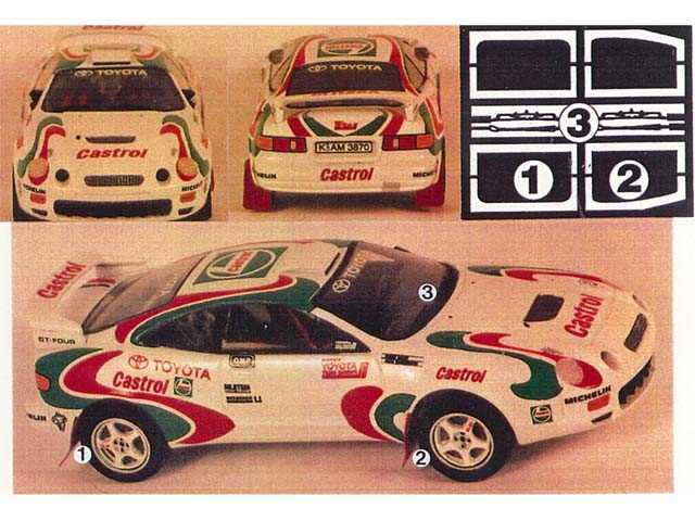 STARTER TOY017 トヨタ CELICA GT FOUR WRC 1994