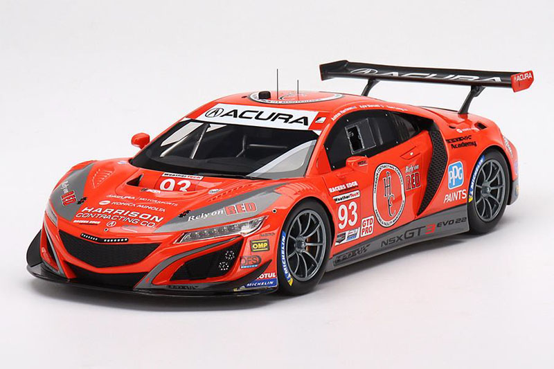 【お取り寄せ商品】 TOP SPEED TS0446 1/18 Acura NSX GT3 EVO22 IMSA Sebring 12H 2022 #93