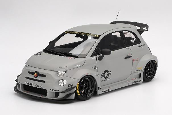 予約商品 ** TOP SPEED TS0622 1/18 Abarth 595 LB-WORKS x Abas
