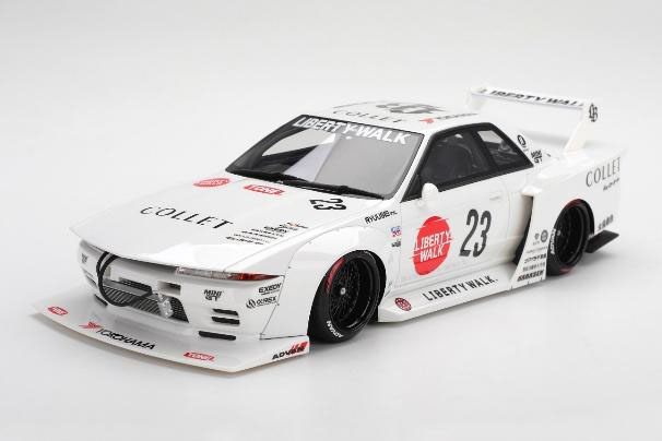 ** 予約商品 ** TOP SPEED TS0712 1/18 LBWK Nissan Skyline GT-R R32 Kaido Works LB-Hinomaru