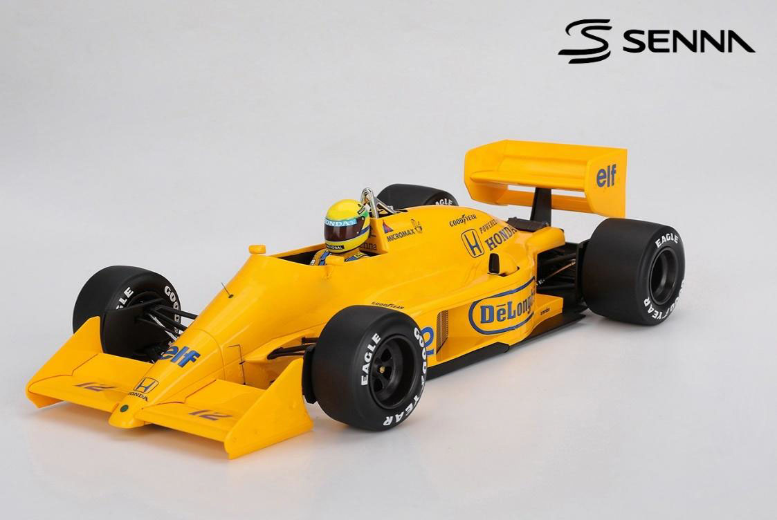 1/18 ロータス 99T ウェザリング A.セナ 没後30年コレクション ミニチャンプス 【タバコ仕様】1/18 ロータス・ホンダ 99T