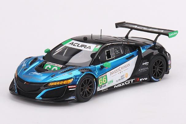 【お取り寄せ商品】 TSM Model TSM430681 1/43 Acura NSX GT3 EVO22 IMSA Daytona 24H 2022 #66 Gradient Racing
