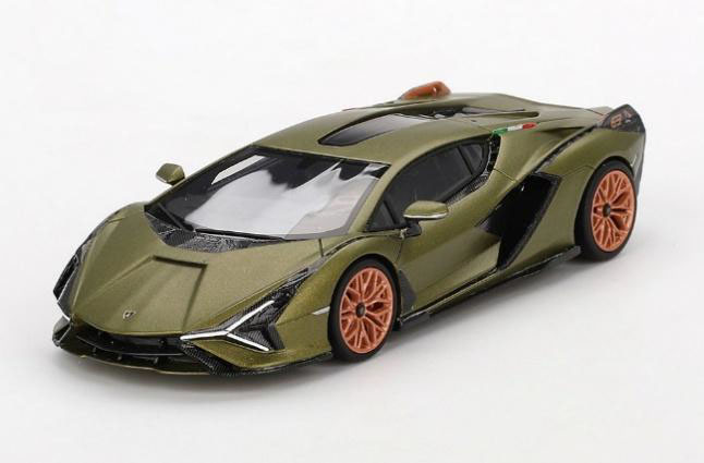【お取り寄せ商品】 TSM Model TSM430829 1/43 Lamborghini Sian FKP 37 Verde Gea Matt