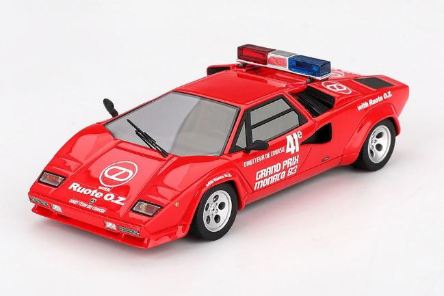 【お取り寄せ商品】 TSM Model TSM430861 1/43 Lamborghini Countach Monaco Grand Prix 1983 Pace car