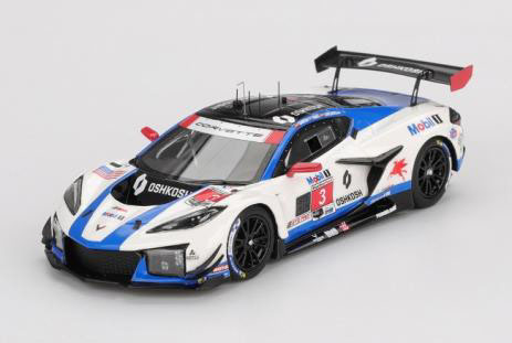 ** 予約商品 ** TSM Model TSM430881 1/43 Chevrolet Corvette Z06 GT3.R  IMSA Sebring 12H 2025 #3 Corvette Racing by Pratt Miller Motorsports