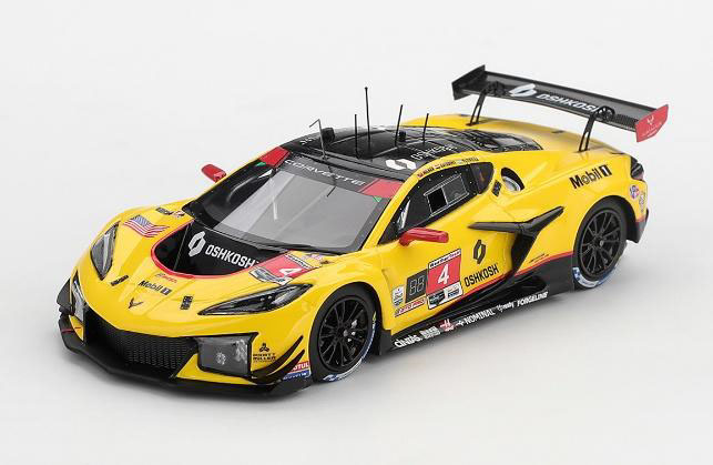 ** 予約商品 ** TSM Model TSM430949 1/43 Chevrolet Corvette Z06 GT3.R IMSA Daytona 24H 2025 #4 Corvette Racing by Pratt Miller Motorsports 