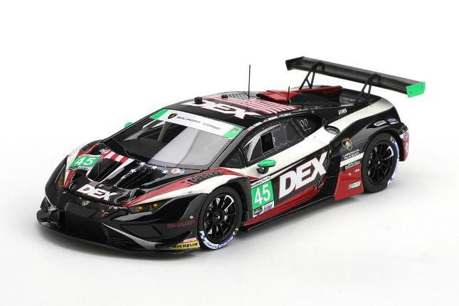 ** 予約商品 ** TSM Model TSM430977 1/43 Lamborghini Huracan GT3 EVO2 IMSA Lugna Seca Class winner 2026 #45 DEX Wayne Taylor Racing