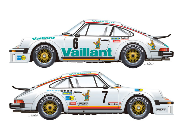 Vector One Decals D24-002 1/24 Porsche 934RSR 1976 European GT Norisring / WCM Dijon【メール便可】