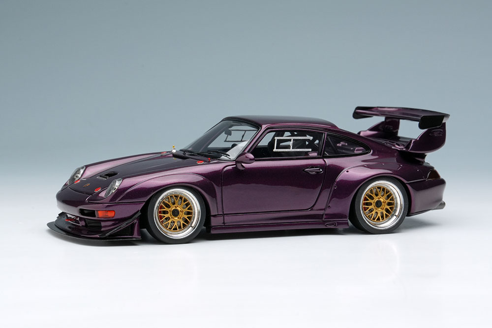 ** 予約商品 ** VISION VM131F Porsche 911(993) GT2 EVO 1998 Amethyst Metallic Limited 60pcs