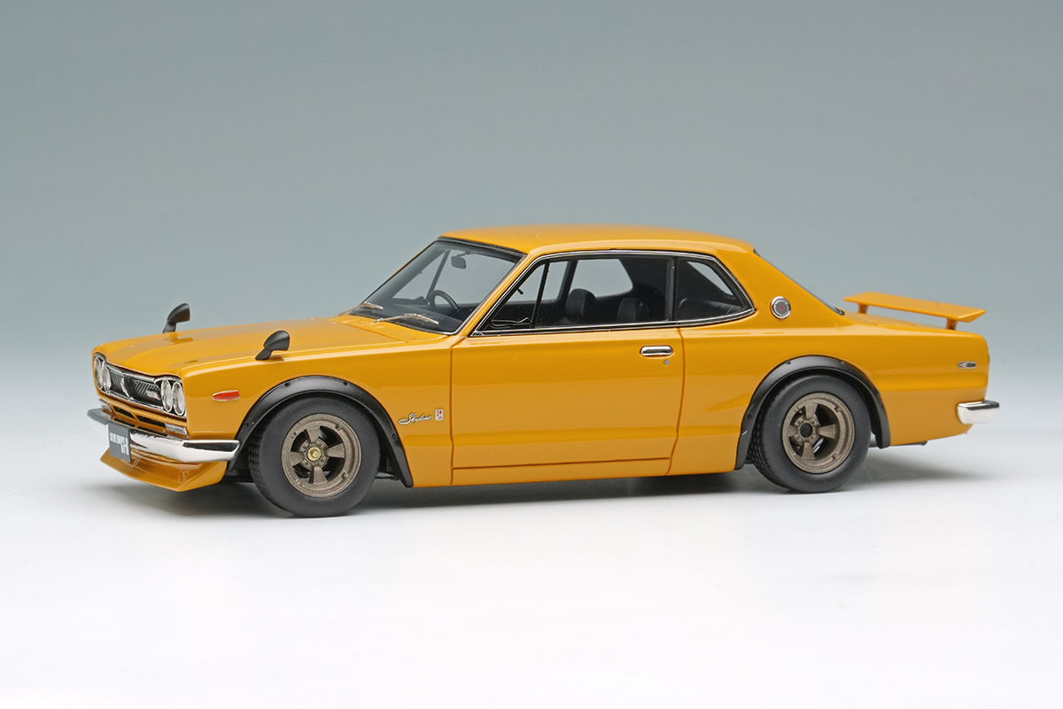 【お取り寄せ商品】 VISION VM244C Nissan Skyline 2000GT-R (KPGC10) with Spoiler (Nissan Works wheel) Brown