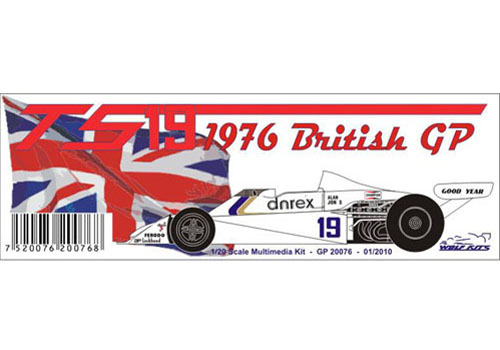 【お取り寄せ商品】 WOLF Models GP20076 1/20 サーティース TS19 1976 British GP