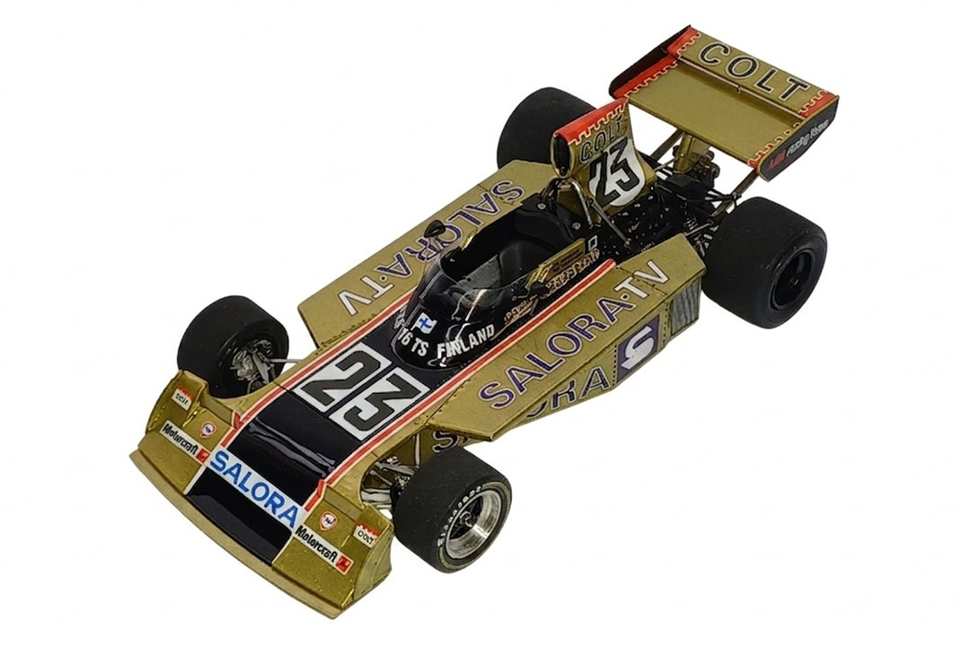 ** 予約商品 ** WOLF Models GP20124 1/20 Surtees TS-16 Sweden GP 1974 Leo Kinnunen