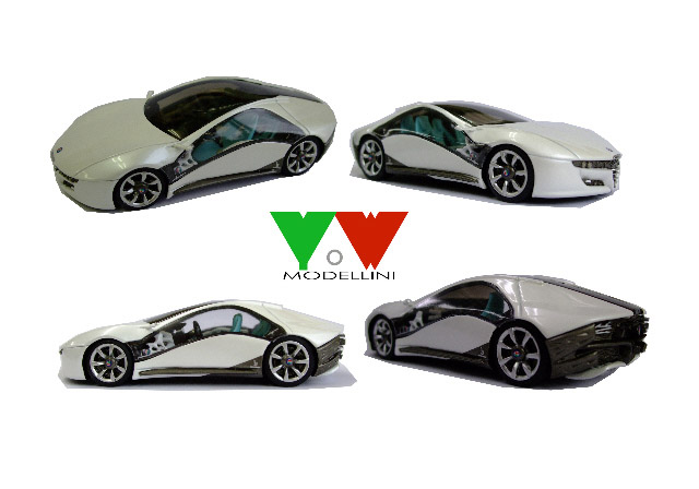 アルファロメオ　パンディオン　1/43 完成品　ベルトーネ　PANDION ALFA ROMEO PANDION｜イタリアン・デザインの真骨頂 - Web