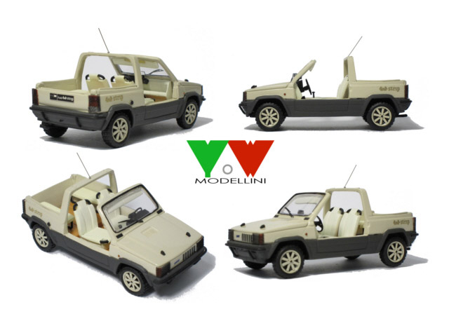 Fiat - Panda Freely 1988 - Alezan - 1/43 - Autos Miniatures