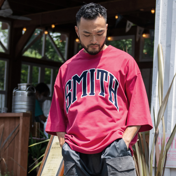 SUNNY SMITH サニースミス Heavy Smith School Logo SS Tee