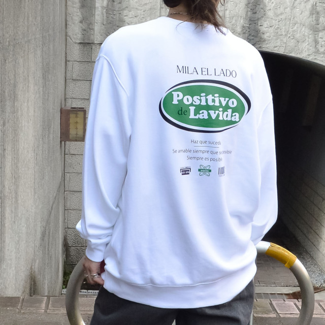 オーバルロゴ Positivo de Lavida 裏毛スウェット