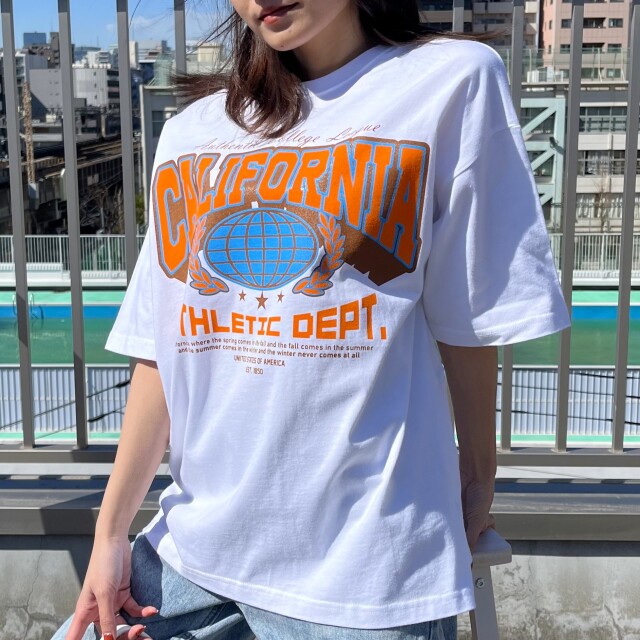 CALIFORNIA ビッグシルエットTシャツ