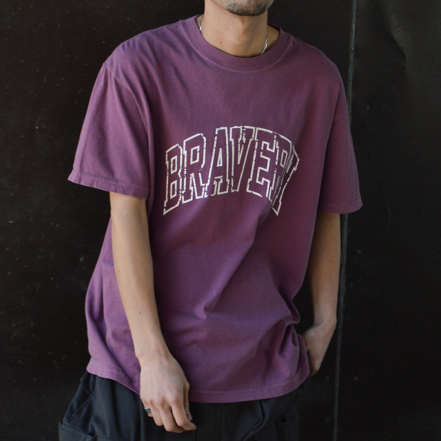 ピグメントアーチロゴＴシャツ（BRAVERY)