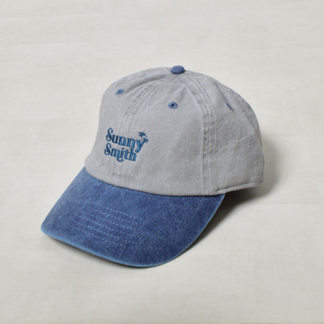ヤシの木ロゴ刺繍ピグメント バイカラーCap