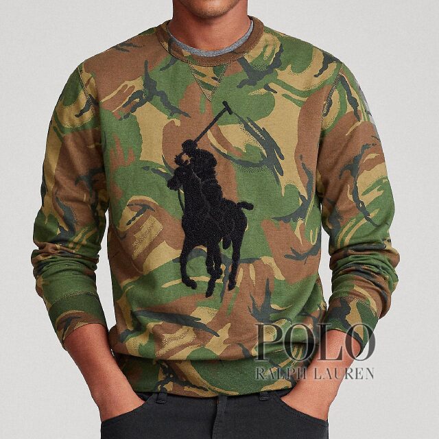 ポロラルフローレン : Big Pony Camo Sweatshirt [ビッグポニー／カモ／スウェットシャツ]