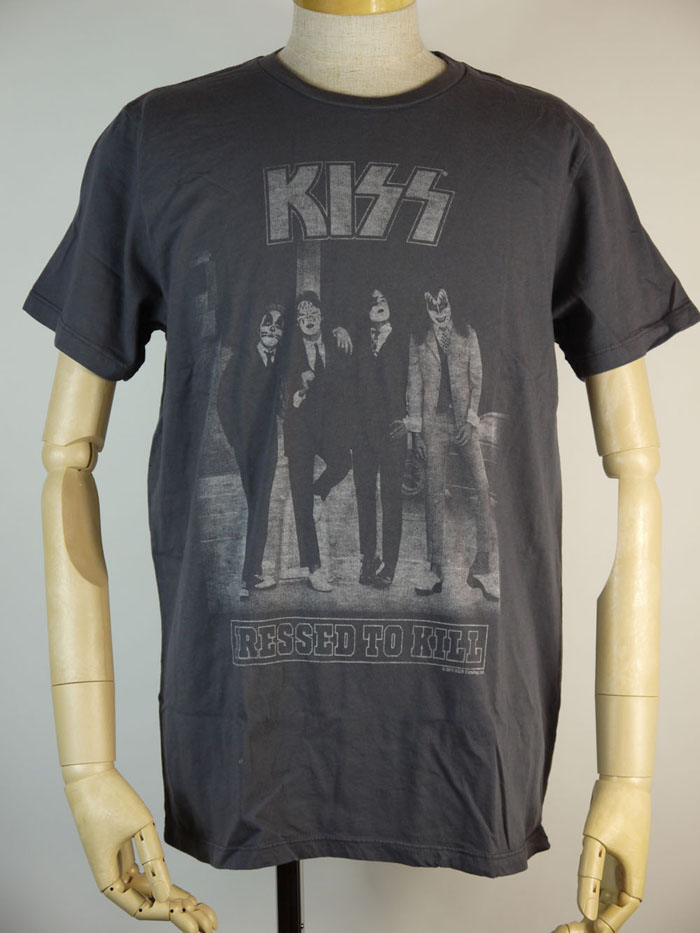 送料無料!!【JUNK FOOD】 ジャンクフード Tシャツ キッス KISS  メンズ 半袖 SG458