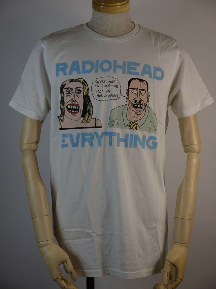 送料無料!!【JUNK FOOD】 ジャンクフード Tシャツ RADIOHEAD レディオヘッド メンズ 半袖 RH017