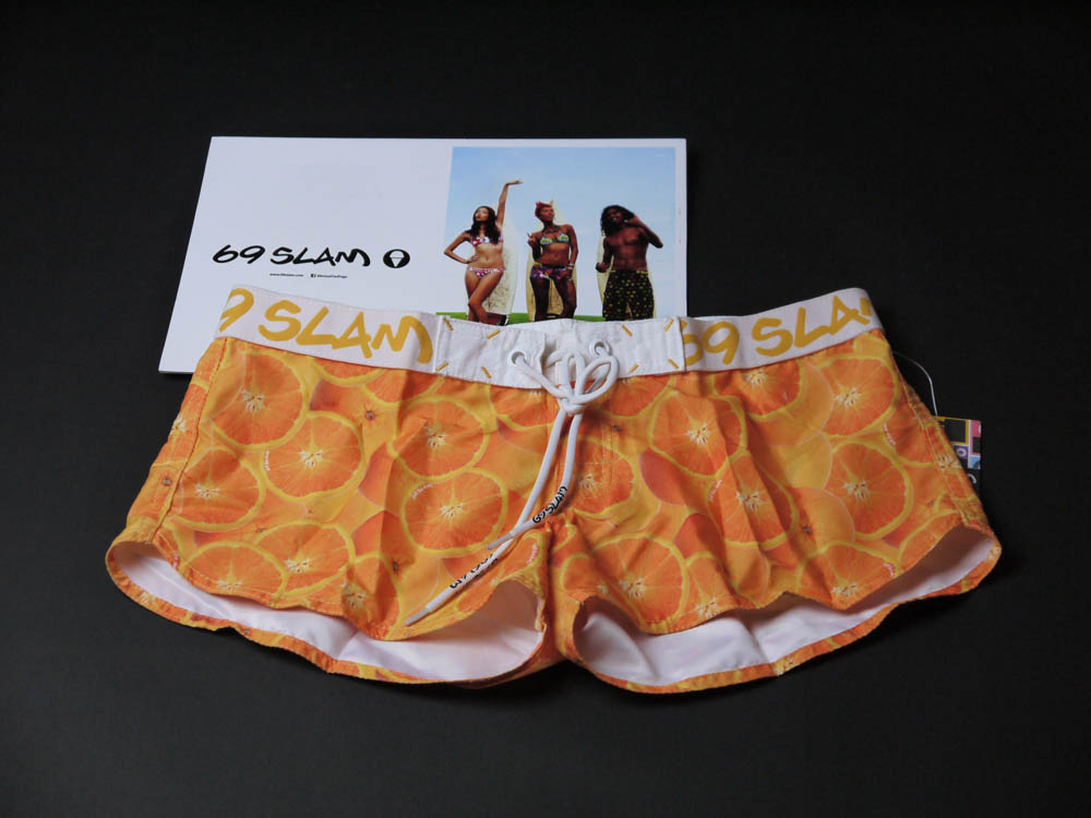 69slam ロックスラム サーフパンツ レディース Boardshort サーフパンツ Orange 水着 ボードショーツ