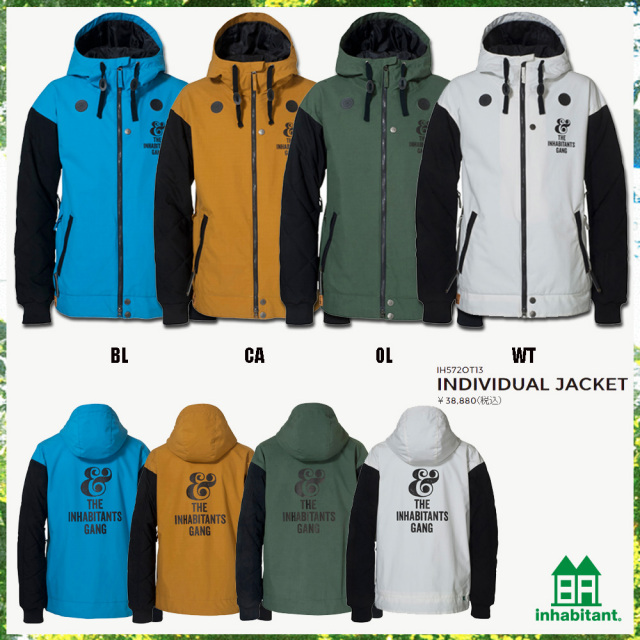 スノーウェア インハビタントギャングジャケットインディビジュアル