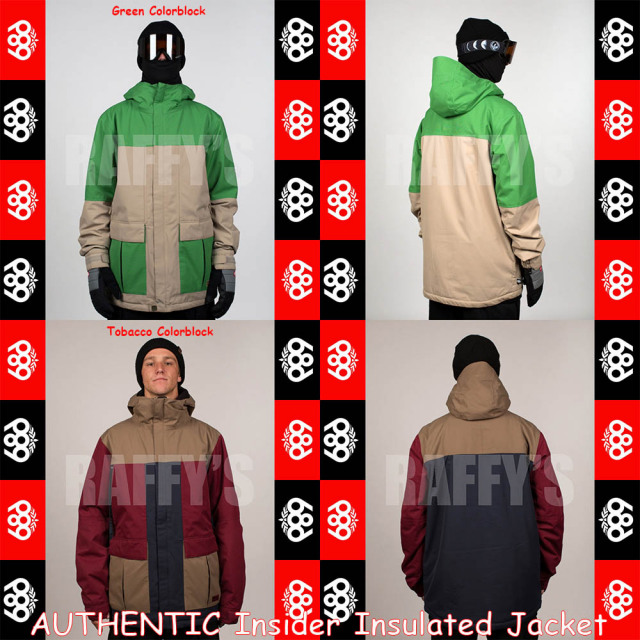 15-16 686 スノーボード メンズ ウェア AUTHENTIC Insider Insulated Jacket ジャケット/686/15-16/ウエア/2016