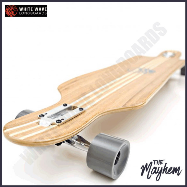WHITE WAVE ロングスケートボード ホワイト ウェーブ ロングボード The Mayhem 41インチ ロンスケ コンプリート