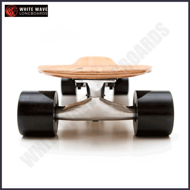 WHITE WAVE ロングスケートボード ロンスケ コンプリート ホワイト