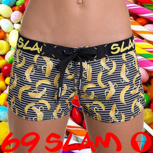 ★69SLAM★ボードショーツ 水着 ペアルック 在庫限り特別価格] レディース ボードショーツ 69SLAM ロック